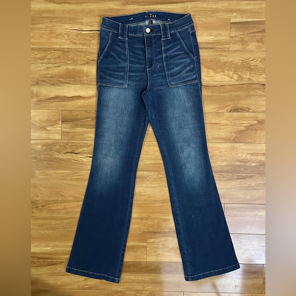 WHBM High-rise flare jean - size 6